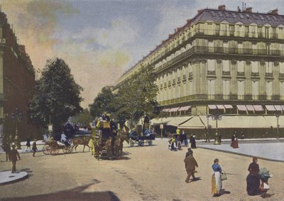 パリ、Les Boulevards(カラー写真) 作： (after) French Photographer