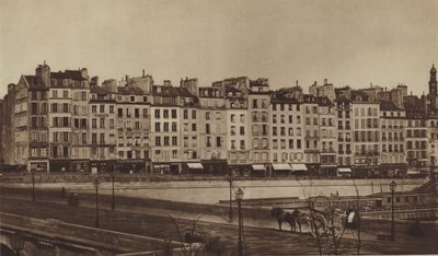 1855年頃のル・ペルティエ広場、現在はジェスヴル広場の一部（モノクロ写真 作： (after) French Photographer