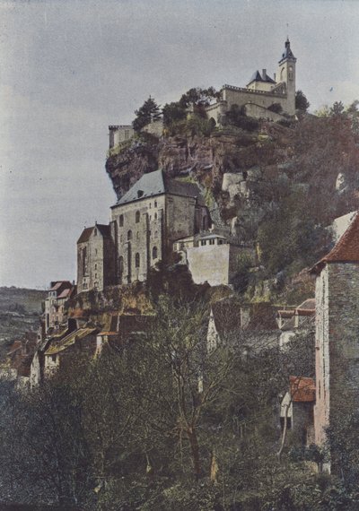 Roc-Amadour, Vue generale (coloured photo) 作： (after) French Photographer