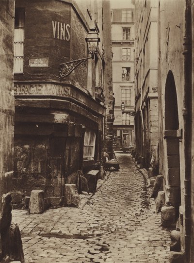 1865年のグラティニー通り、岸壁側から撮影（モノクロ写真 作： (after) French Photographer