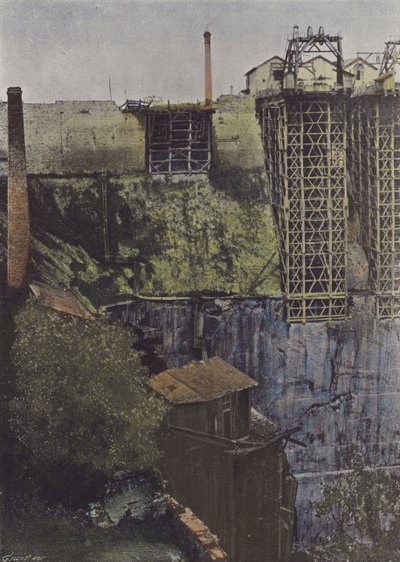 Trelaze, Les Ardoisieres (カラー写真) 作： (after) French Photographer