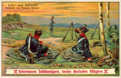 戦いの前の南軍の歌（クロモリト 作： (after) German School
