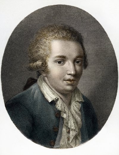 Retrato do compositor italiano Domenico Cimarosa (1749-1801) (Retrato de Domenico Cimarosa (1749-1801), compositor italiano) Coleção particular 作： (after) Italian School