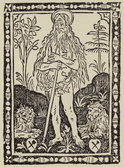 聖ヨサファト（木版画） 作： (after) Italian School