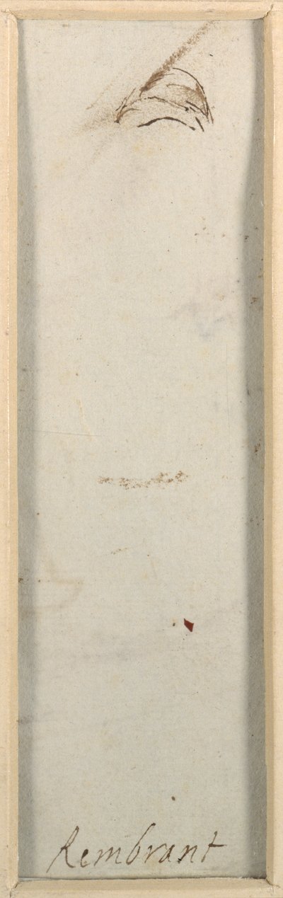 レンブラント」1650年～52年頃（紙にペンとインク 作： (attr. to) Rembrandt Harmensz. van Rijn