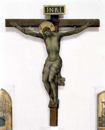 クルシフィクス（木にテンペラ） 作： (c.1370 1425) Lorenzo Monaco