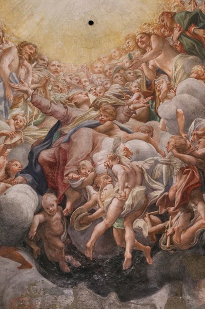 アダムとイブの間の聖母、3660852 の詳細 作： (c.1489 1534) Correggio