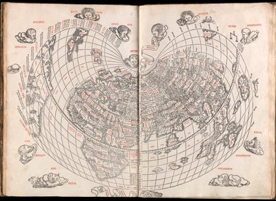 クラウディ・プトレマエ・アレクサンドリーニ地理学全書、図版および普遍図版、さらに近年出版された地誌の追加を含む。 作： (c.90 168)(after) Ptolemy