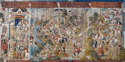 Troijan sota: Helenin raiskaus, n. 1470 (kuvakudos) 作： (fl.1450 75) Master of Coetivy