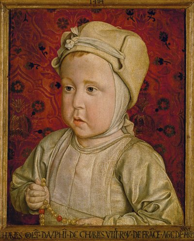 フランス王太子シャルル＝オルラン ... 作： (fl.c.1483-c.1529) Master of Moulins