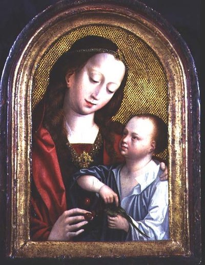 マドンナと子供 作： (studio) Master of the Magdalene Altarpiece