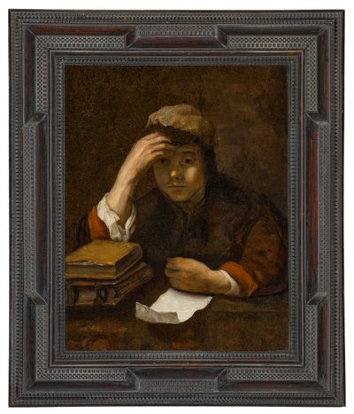 読書する少年（油彩・キャンバス） 作： (studio of) Rembrandt Harmensz. van Rijn