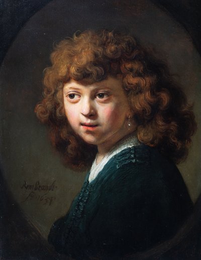 少年の肖像 作： (studio of) Rembrandt Harmensz. van Rijn