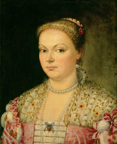 ベネチアンウーマン 作： Paolo Veronese