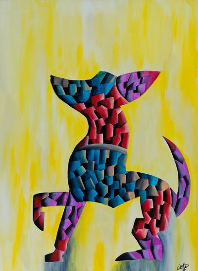 犬に乗った 作： GilhausArt
