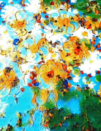 フラワーダンス。 作： Margareta Uliarte
