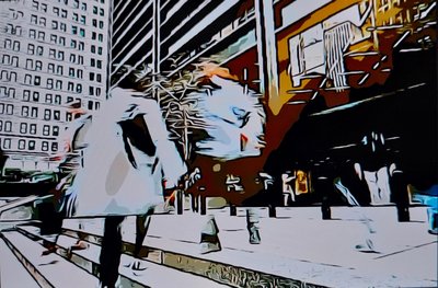 抽象的な都市のぼかし 作： Mavet