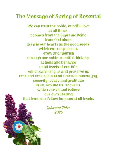 The Message of Spring of Rosental 作： Johanna Thier