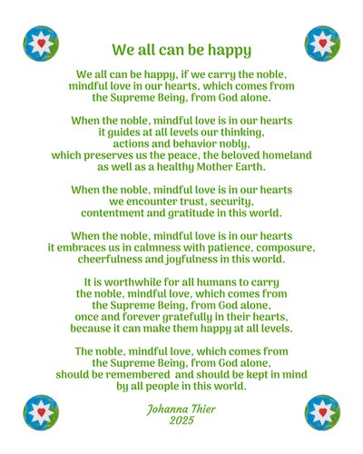 We all can be happy 作： Johanna Thier