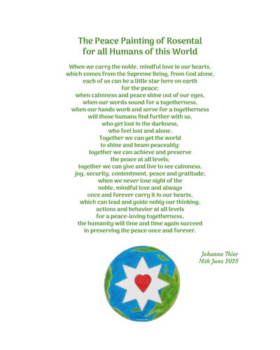 The Peace Painting of Rosental for all Humans of this World 作： Johanna Thier