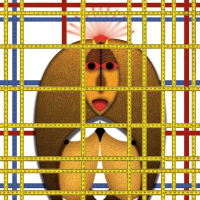 動物の理性（I） - ピエト・モンドリアンへのオマージュ 作： 