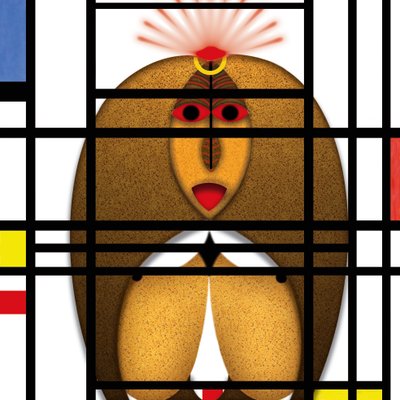 動物の理性（III） - ピエト・モンドリアンへのオマージュ 作： 