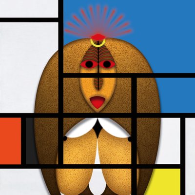 Lockdown (XV) - (aus der Serie Animal Rationale) 作： Alexander Eibach