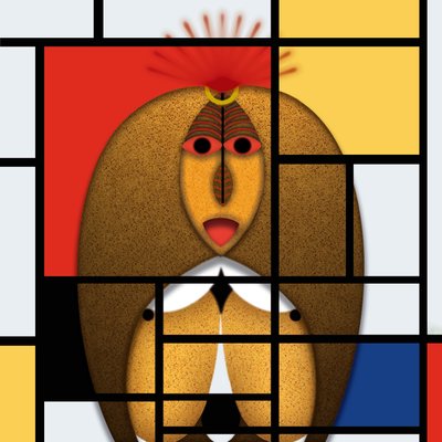 Lockdown (XXIII) - (aus der Serie Animal Rationale) 作： Alexander Eibach