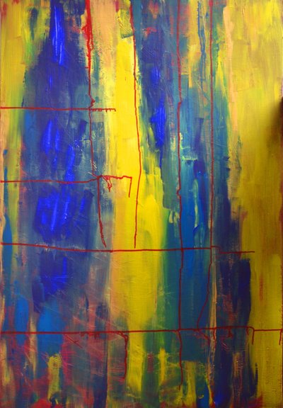 青、黄 作： Alexandra Gertrud Maria Marx