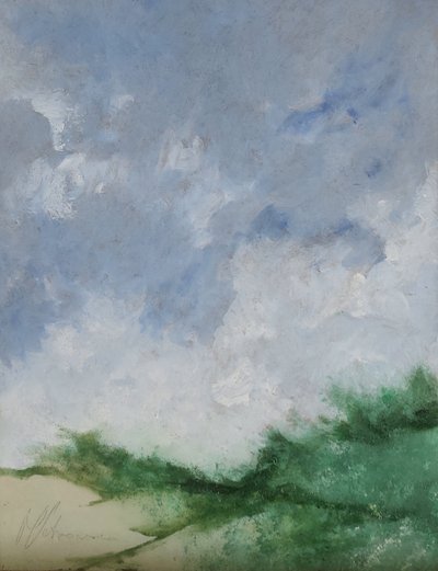 浜辺の茂み 作： M. Vet