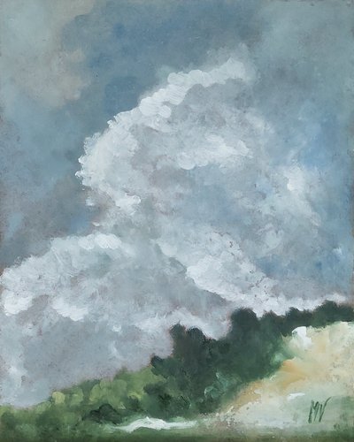 Wolken darüber 作： 
