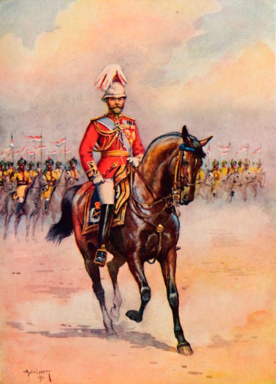 H.M. インドのジョージ王、1913 作： AC Lovett