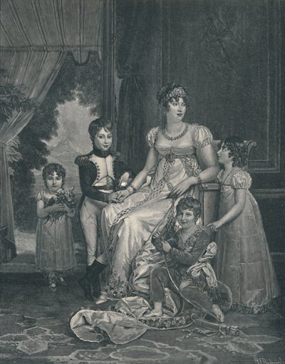 「マリー・アヌンシアード・キャロライン・ボナパルト」、c1810、1896 作： AE Anderson
