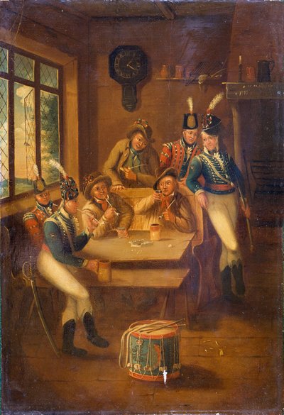募集パーティー、1805 作： A.E. Eglington