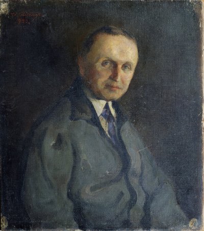 ピアニストのコンスタンチン・イグムノフの肖像 1873-1948, 1930 作： A.K. Elsner