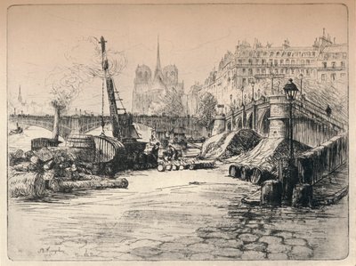 ノートルダムとケドベスーン、1915年 作： AR Kempken