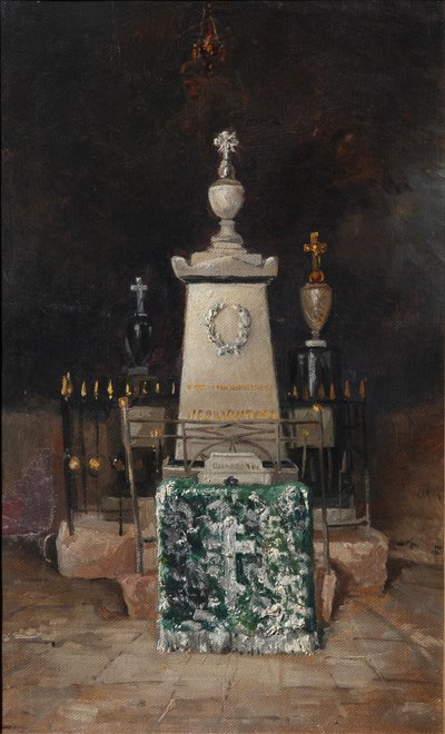 タルカニーのレールモントフ墓碑、1883年 作： A.S. Mezentsov