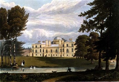 ロバート・ヘイヴル（1769-1832）＆サンが彫刻したチズウィック・ハウス 作： A.V. Copley (after) Fielding