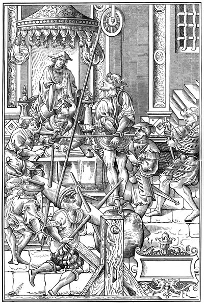 拷問、1541年1849年。 作： A. Bisson