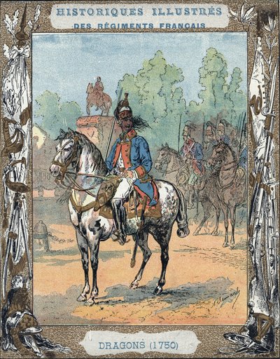 フランス帝国陸軍のドラゴーン 作： A. Demarle