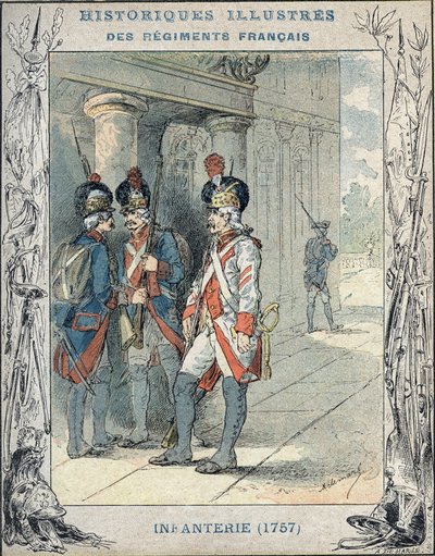 フランスの歩兵 作： A. Demarle