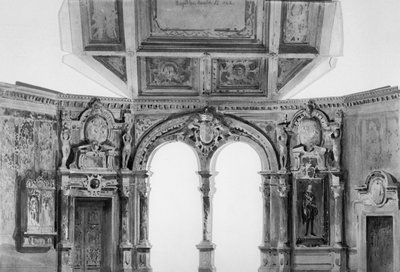 ビクターユーゴー（1802-85）によるルイブラス（1838）のデザインを設定、1879年にコメディフランセーズで復活（紙にトイレ） 作： A. Devred