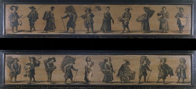 レ・クリス・ド・パリ、1634年（木・油彩） 作： A. Doy