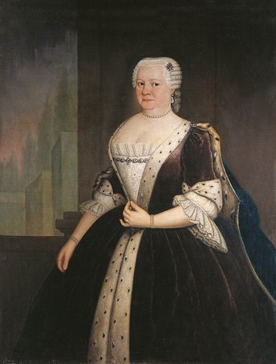 プロイセンの女王の肖像、c.1739 作： A. F. Habert
