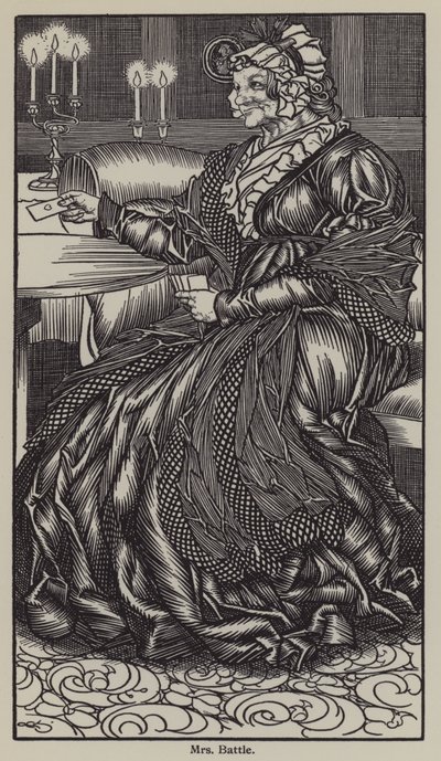 チャールズ・ラムの「The Essays of Elia」のイラスト（リトグラフ版 作： A. Garth Jones