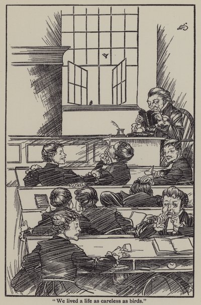 チャールズ・ラムの「The Essays of Elia」のイラスト（リトグラフ版 作： A. Garth Jones