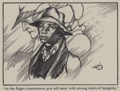 チャールズ・ラムの「The Essays of Elia」のイラスト（リトグラフ 作： A. Garth Jones