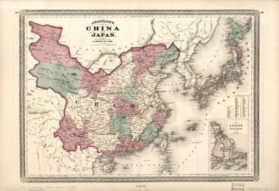ジョンソンの中国と日本。 作： A. J. Johnson