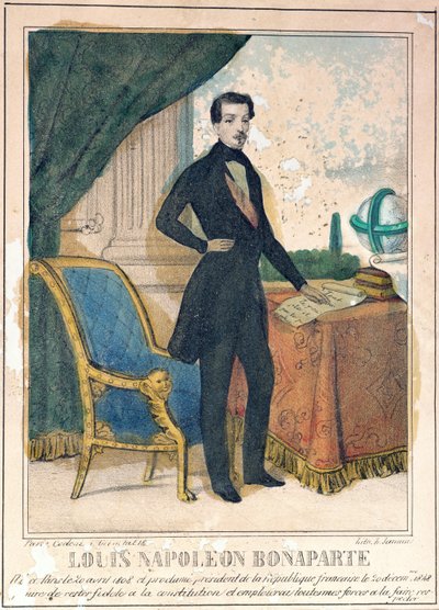 ルイ・ナポレオン・ボナパルト（1808-73）未来のナポレオン3世、1849年 作： A. Jannin
