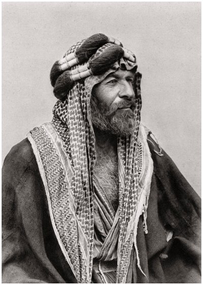 アラブのシェイク、イラク、1925年 作： A. Kerim